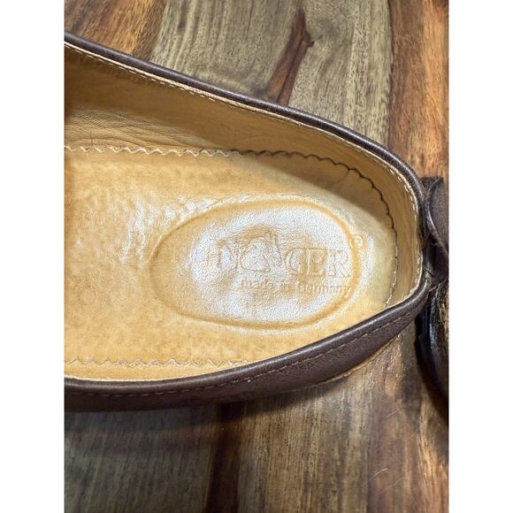 Haflinger Fisherman Womens Size 39-8 Brown Leather Clog Shoes - Picture 11 of 16